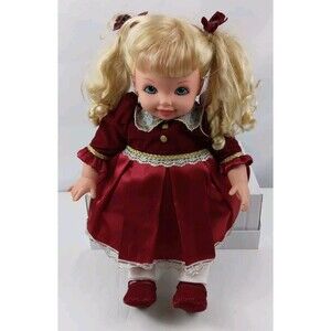 1994 Mattel Barbie Holiday Kelly Soft Body My Size Baby Doll 16 in